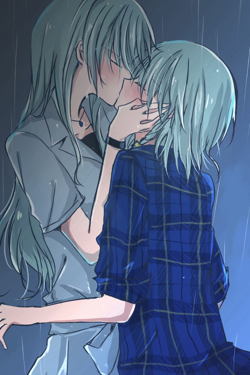 hikawa sayo and hikawa hina (bang dream!) drawn by xuan