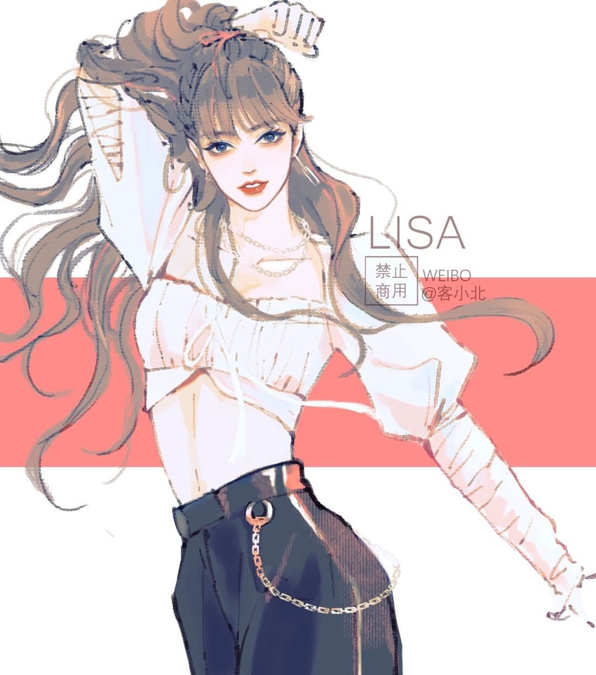 lisa (real life and 1 more) drawn by weibo_6341564566