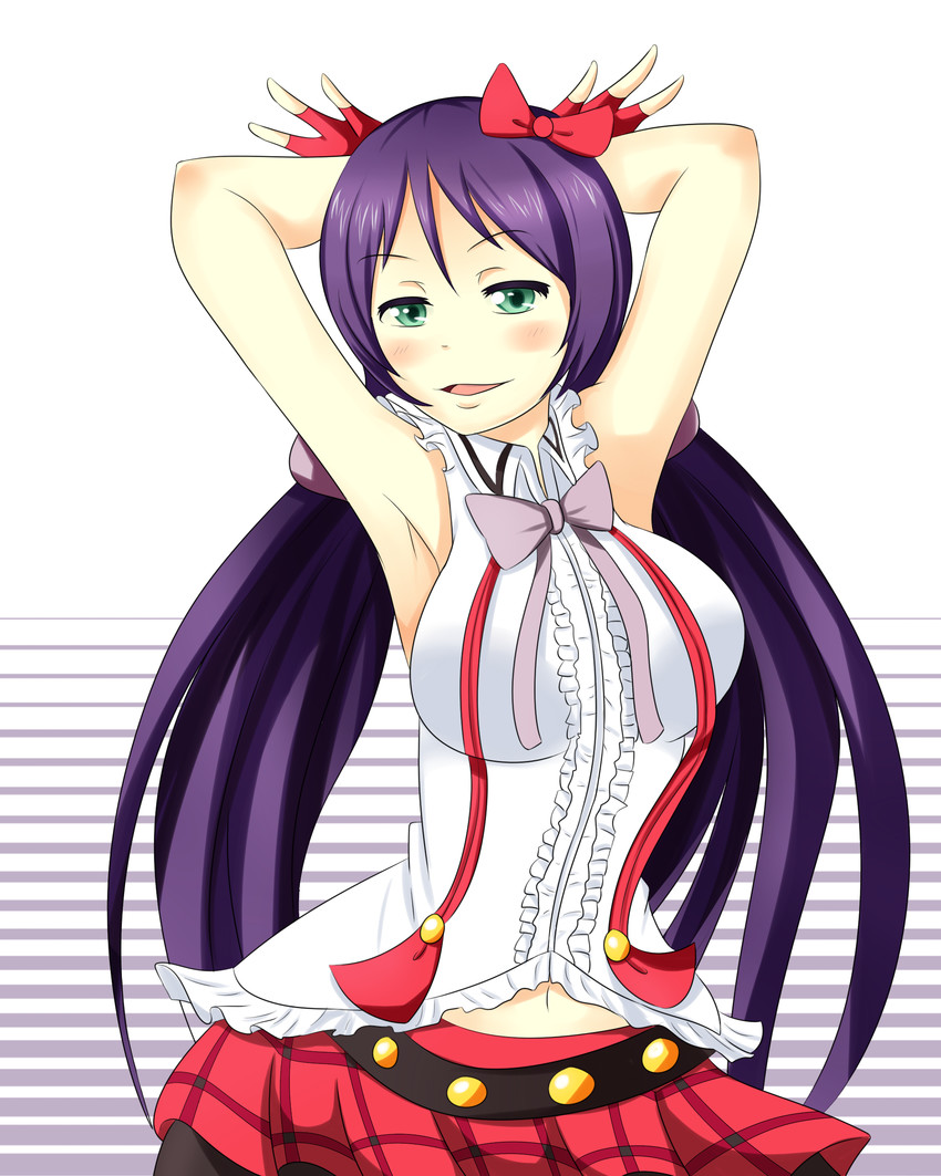 tojo nozomi (love live! and 1 more) drawn by wangphing