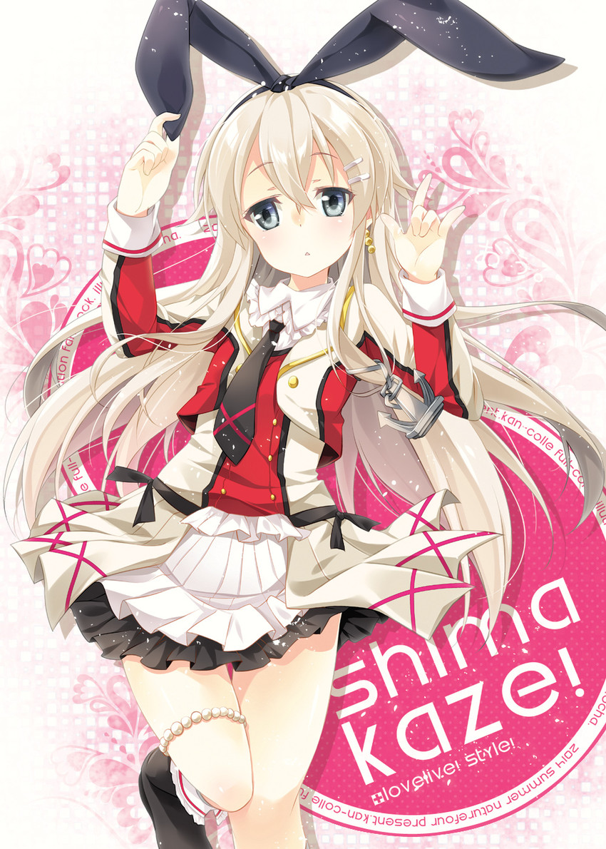 shimakaze and sakura ayane (kantai collection and 2 more) drawn by mocha_(naturefour)