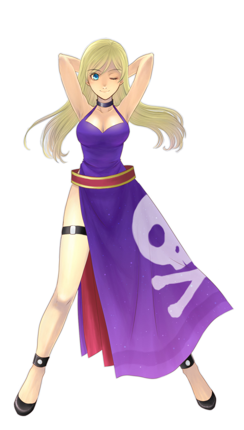 b. jenet (fatal fury and 1 more) drawn by shirokuro0216