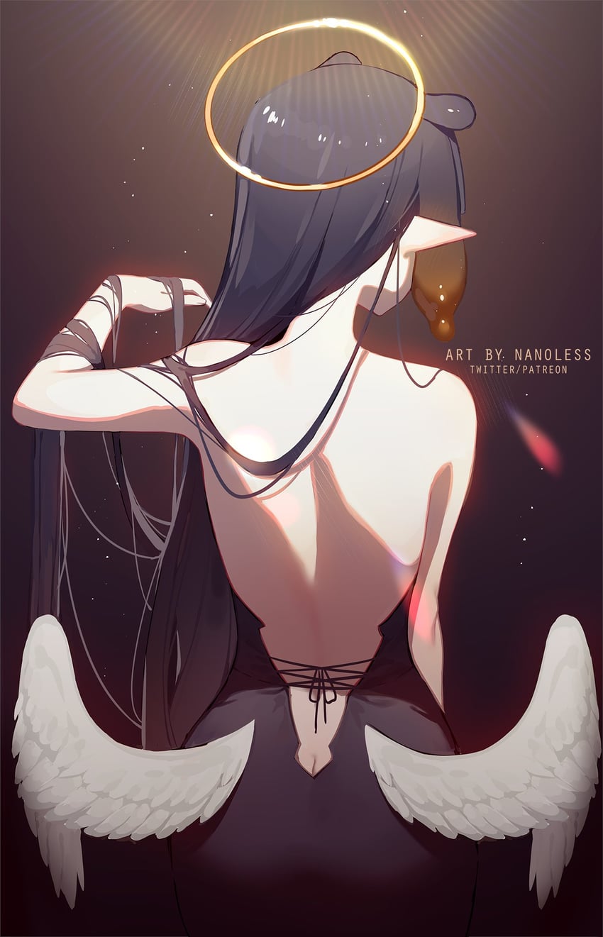 ninomae ina'nis (hololive and 1 more) drawn by nanoless