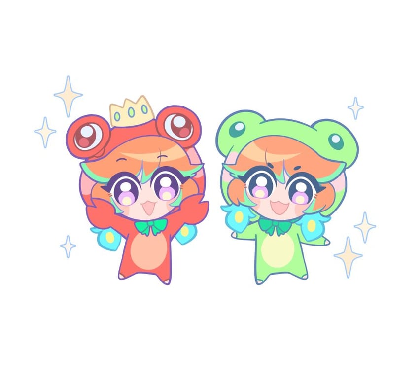 takanashi kiara, frogiwawa, and crabbywawa (hololive and 1 more) drawn by crankie