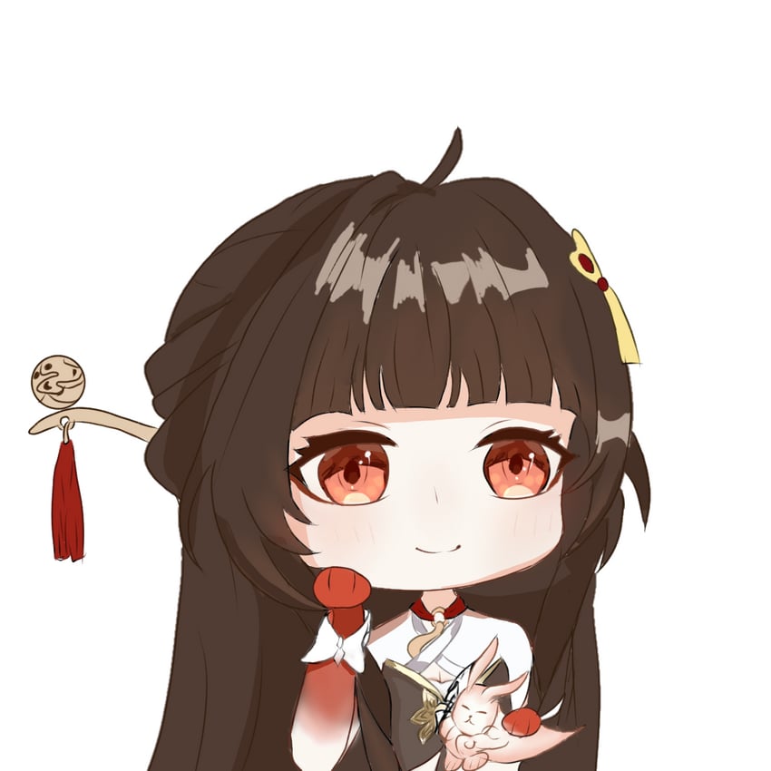 lingsha and chobi (honkai and 1 more) drawn by xichu47722