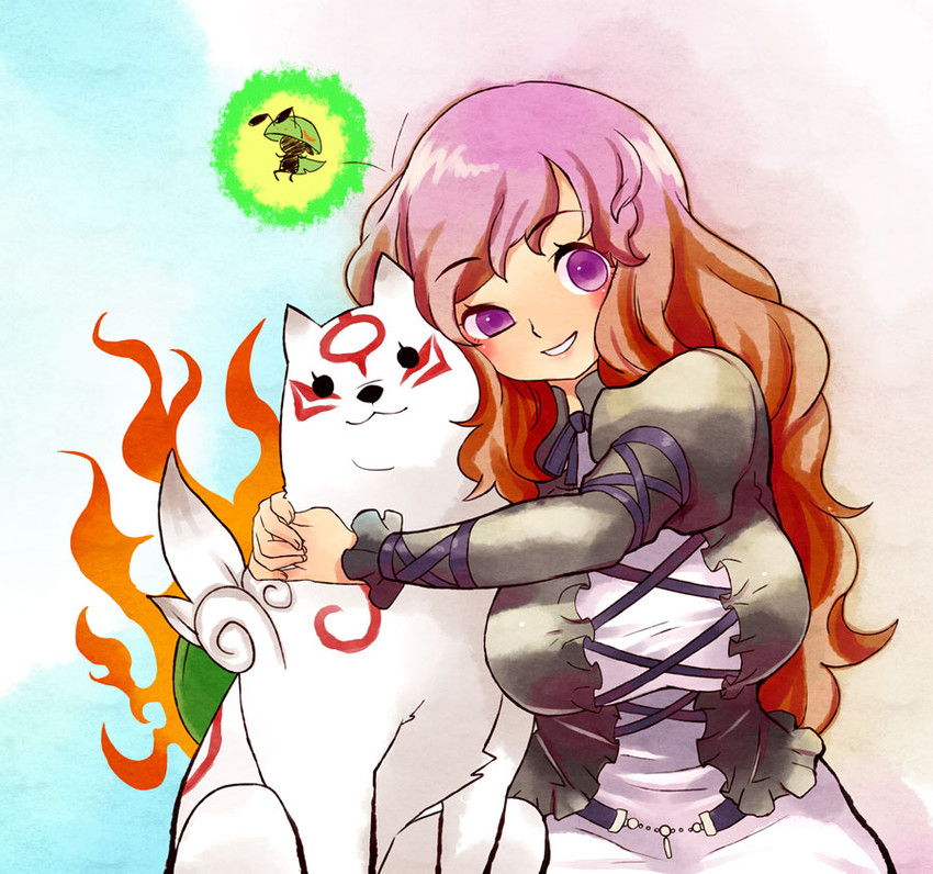 hijiri byakuren, amaterasu, and issun (touhou and 1 more) drawn by tsuutenkaaku