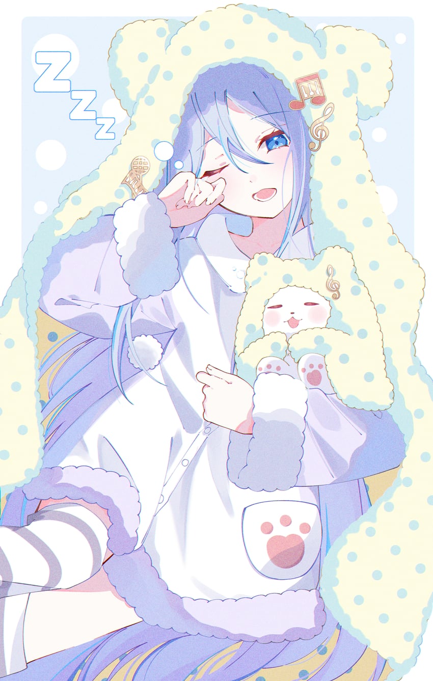 yoisaki kanade and marumofubiyori (project sekai and 1 more) drawn by yuragi96