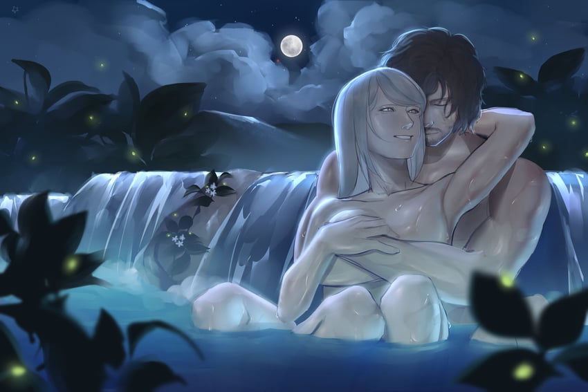 clive rosfield and jill warrick (final fantasy and 1 more) drawn by bunnedbutter