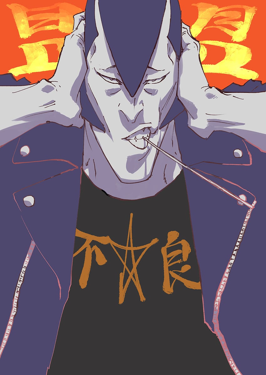 kirinji tenjirou (bleach and 1 more) drawn by kubo_tite