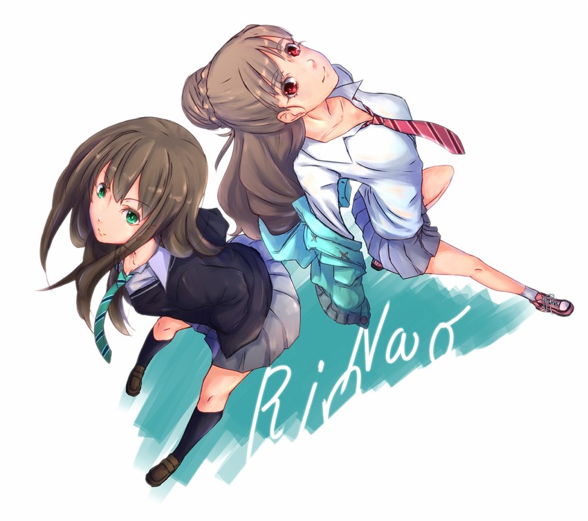 shibuya rin and kamiya nao (idolmaster and 1 more) drawn by shibuya_susano