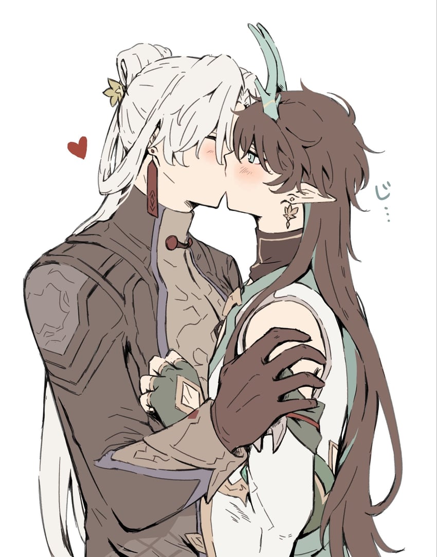 dan heng, blade, and yingxing (honkai and 1 more) drawn by suta_kuni