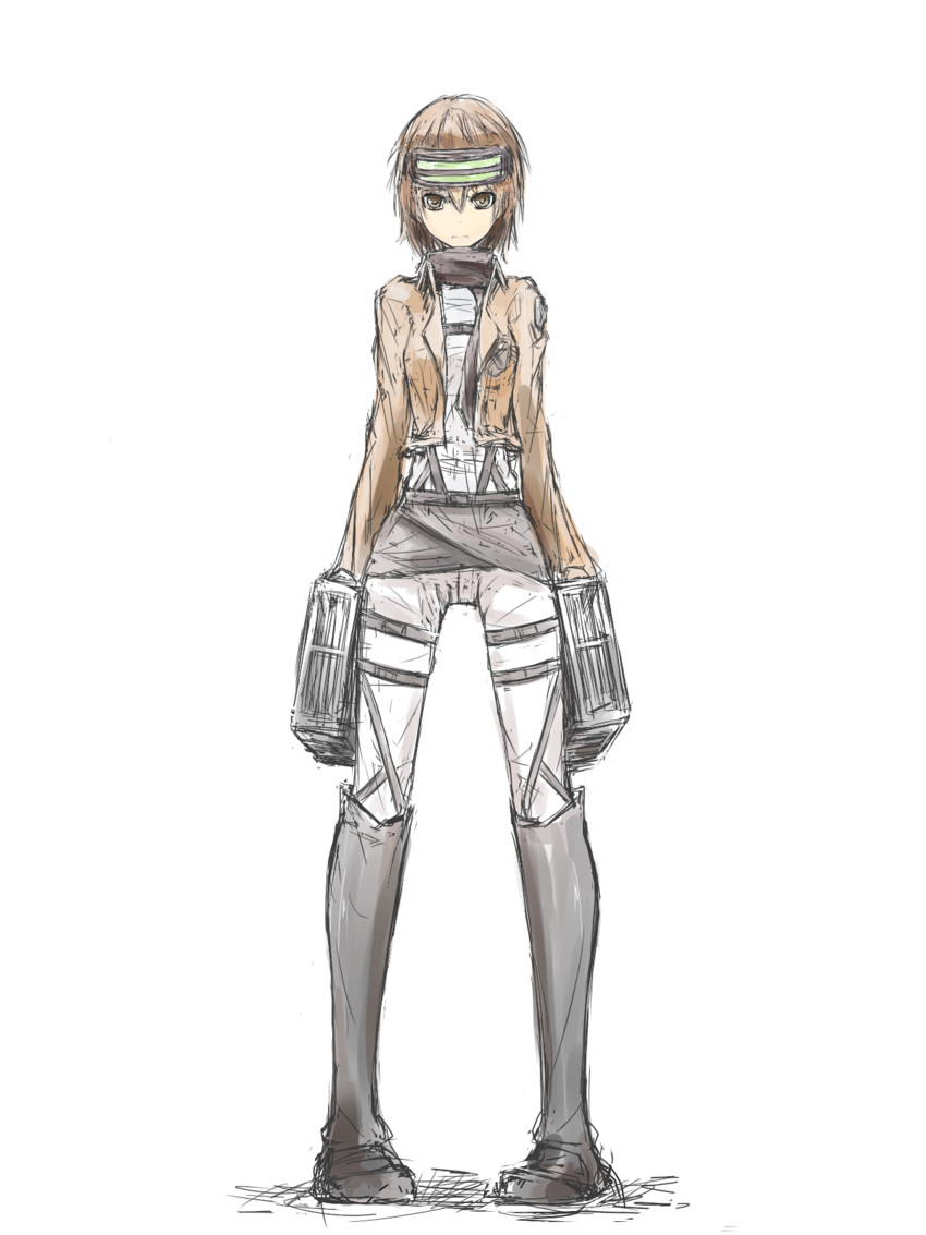 mikasa ackerman and misaka imouto (toaru majutsu no index and 2 more) drawn by edogawa_nao
