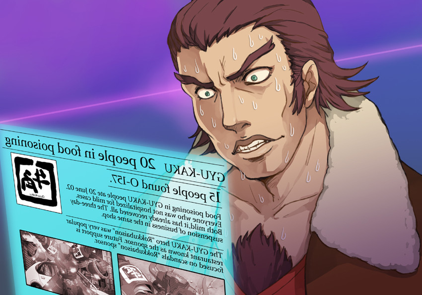 antonio lopez and rock bison (tiger & bunny and 1 more) drawn by nira_(niratoro)