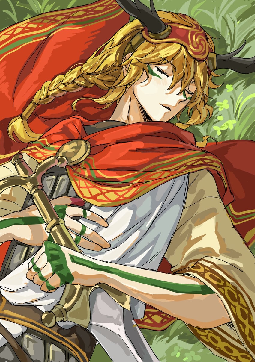 fionn mac cumhaill (shin megami tensei and 1 more) drawn by 9i9abyte