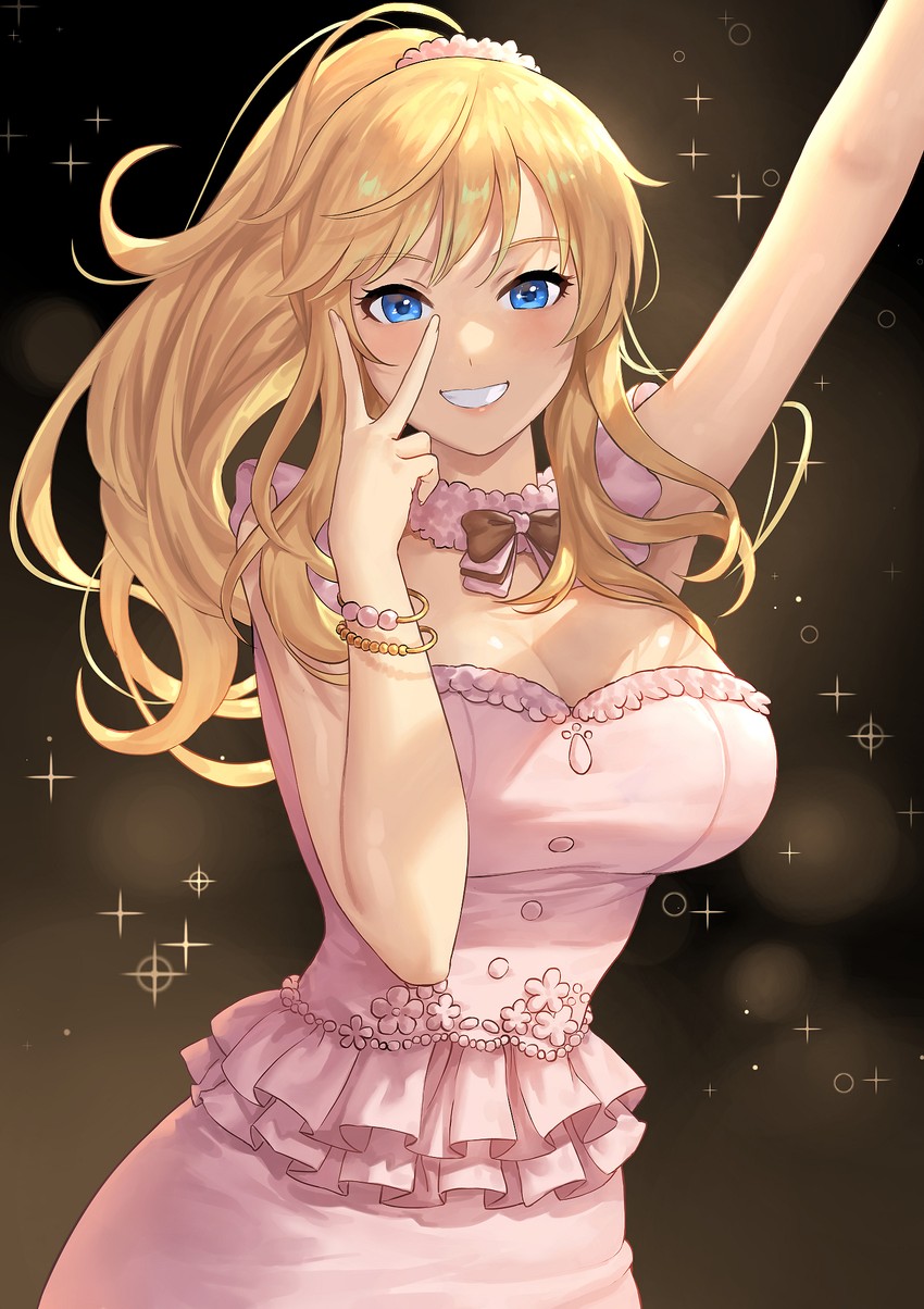 ohtsuki yui (idolmaster and 1 more) drawn by nhaliz