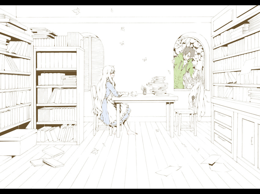 kozakura marry and seto kousuke (kagerou project) drawn by nora_wanko