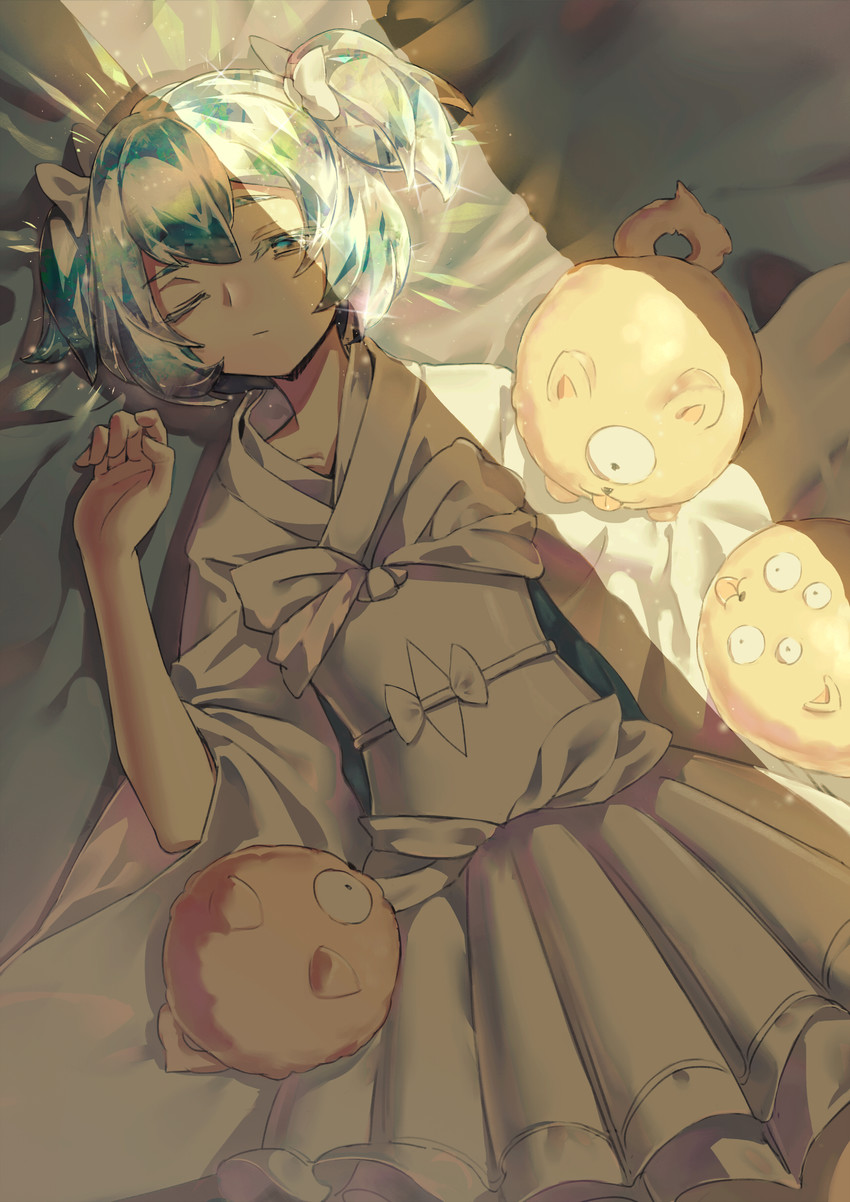 diamond and shiro (houseki no kuni) drawn by hiroshiko_(restart)