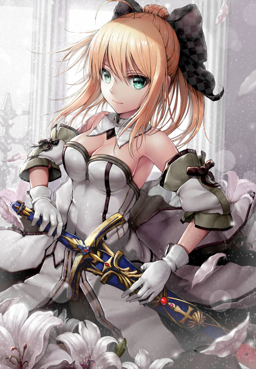 artoria pendragon and saber lily (fate and 1 more) drawn by norari_kuno