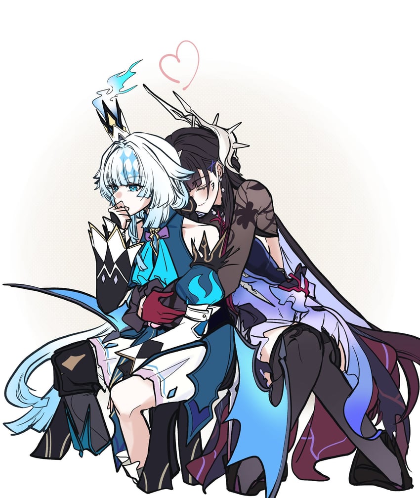 cerydra and hysilens (honkai and 1 more) drawn by choikfu