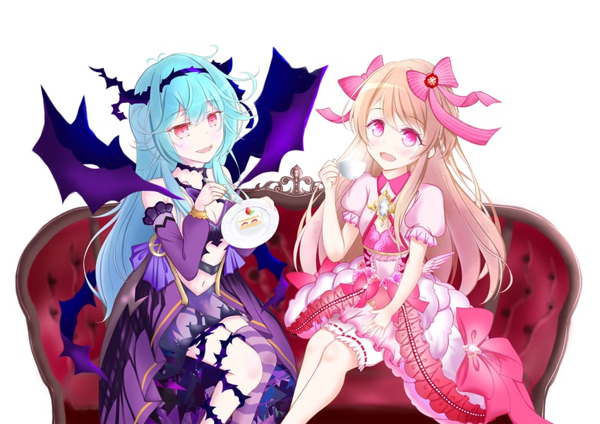 chaos marie and chaos aurora (grimms notes) drawn by munimeg