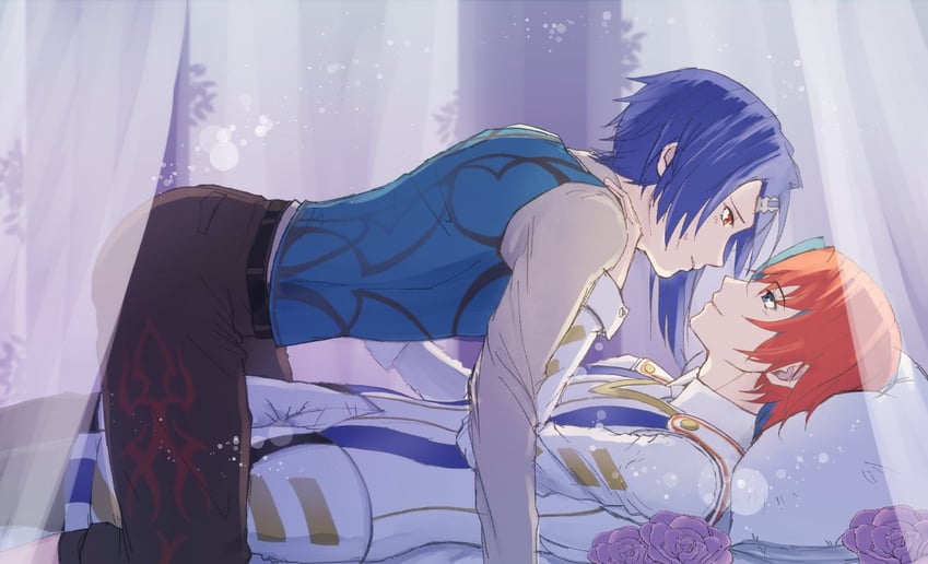 male alear and alcryst (fire emblem and 1 more) drawn by unkmantare