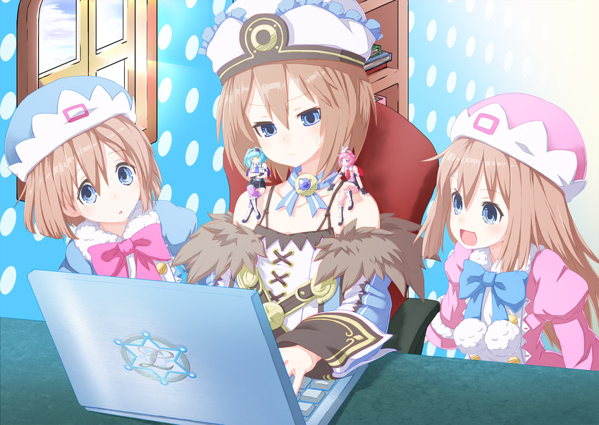 blanc, rom, and ram (neptune and 1 more) drawn by up_(mmmmmmmmss)