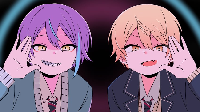 tenma tsukasa and kamishiro rui (project sekai) drawn by user_cger7748