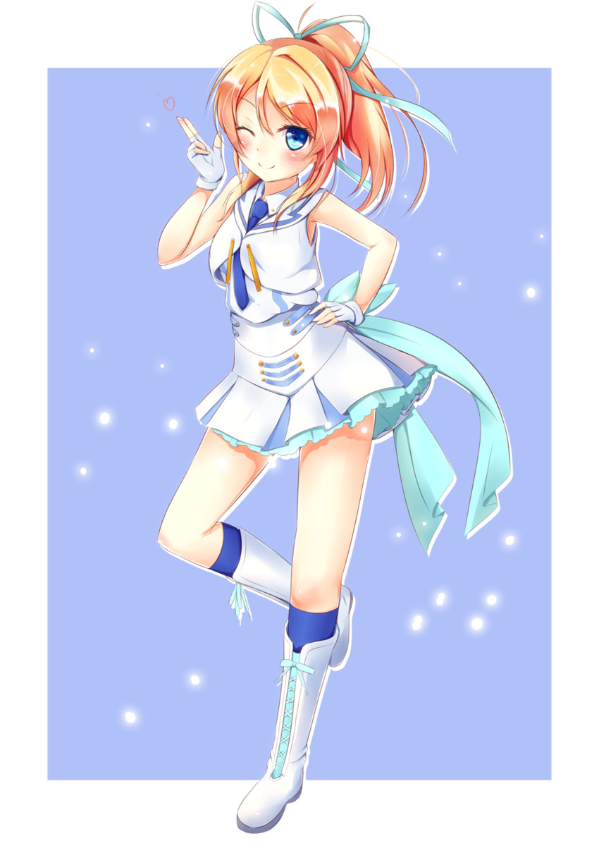 ayase eli (love live! and 1 more) drawn by yuuyu_(yuuyu015)