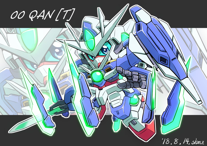 00 qan[t] (gundam and 3 more) drawn by shokkaa_(shmz61312)
