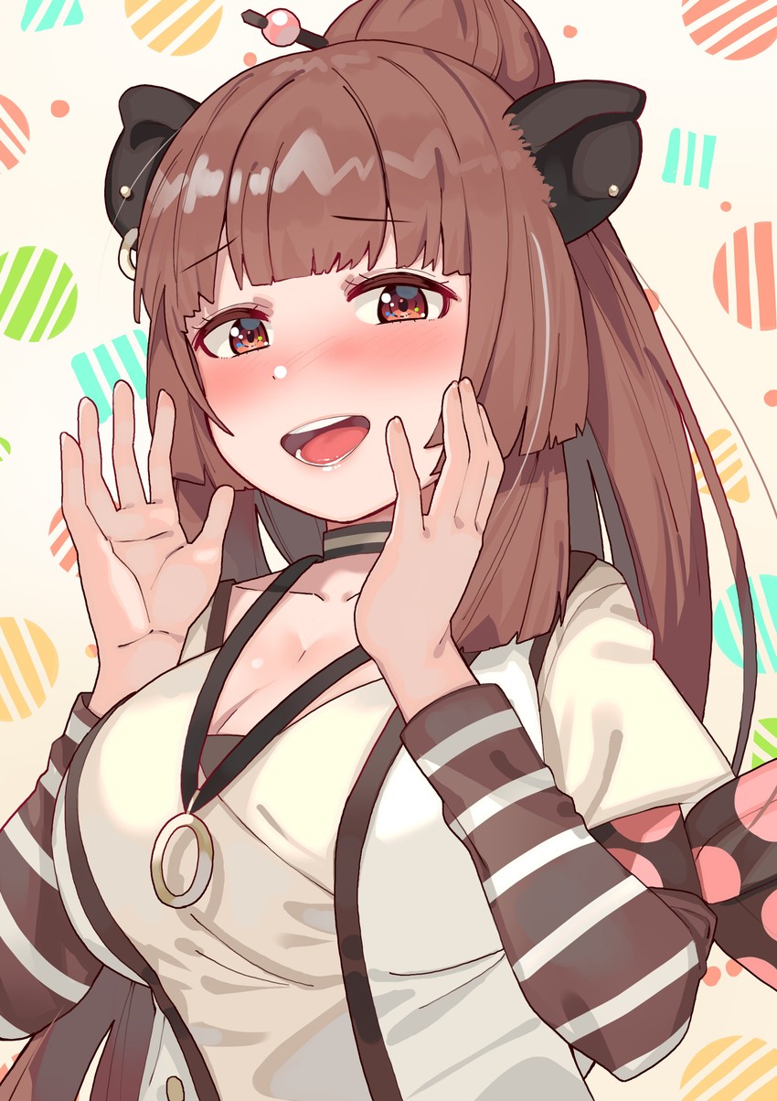 yunohara izumi (nanashi inc. and 1 more) drawn by tonarikeru