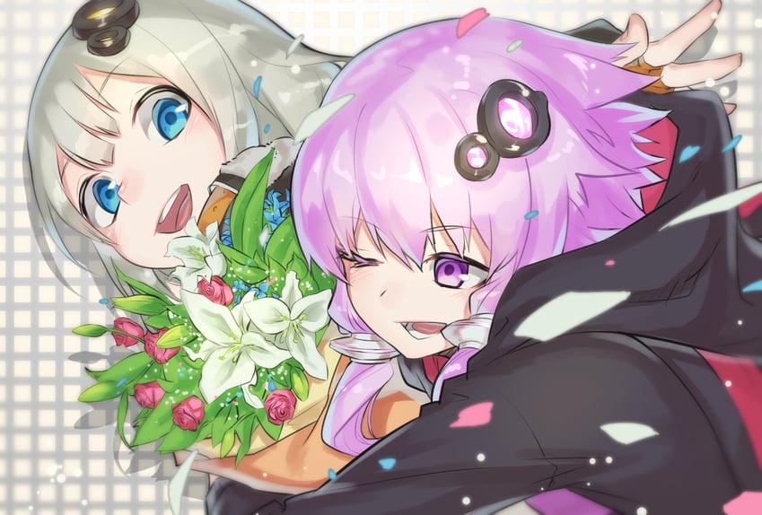 yuzuki yukari and kizuna akari (voiceroid) drawn by sho_bu_1116