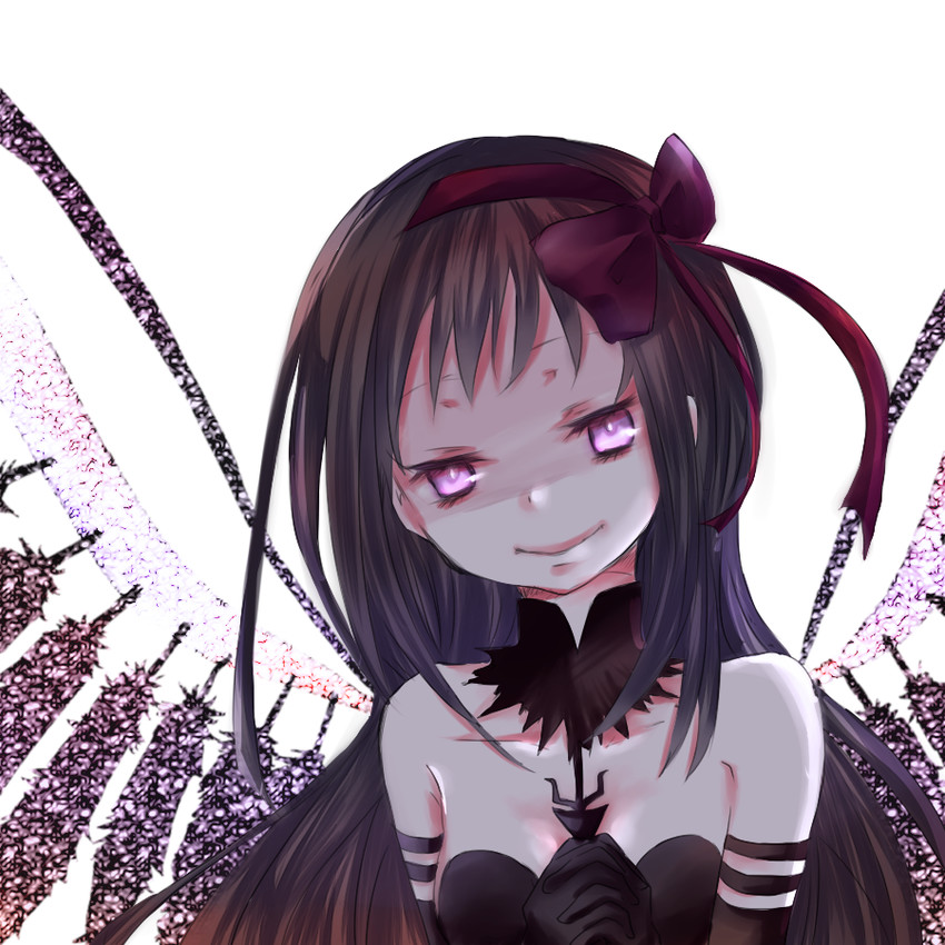 akemi homura and akuma homura (mahou shoujo madoka magica and 1 more) drawn by neji_(ginirosuisou)