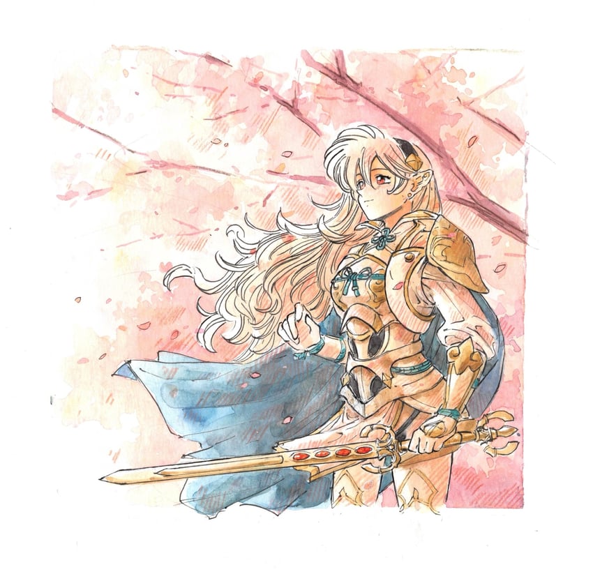 female corrin and male corrin (fire emblem and 1 more) drawn by kirbuart