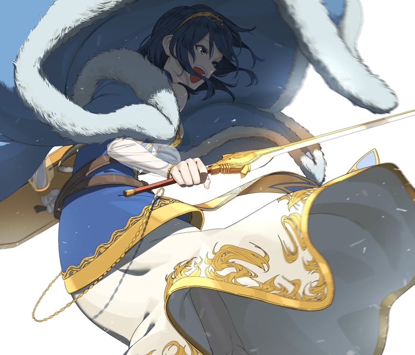 lucina (fire emblem and 2 more) drawn by rasupekuto