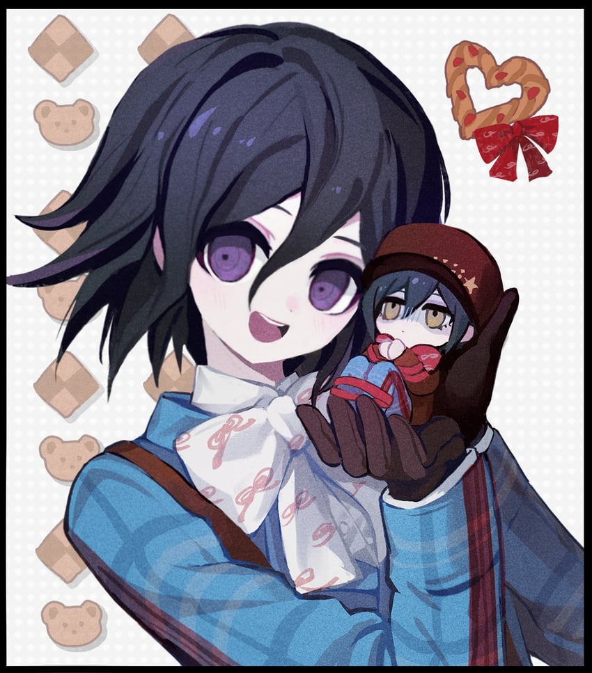 oma kokichi (danganronpa and 1 more) drawn by uz_(770653249d)