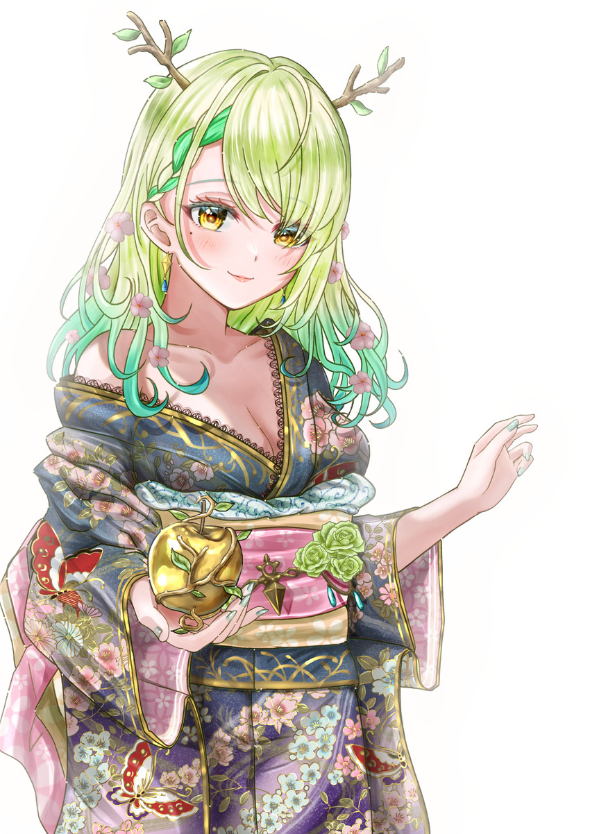 ceres fauna (hololive and 1 more) drawn by nori_chazuke