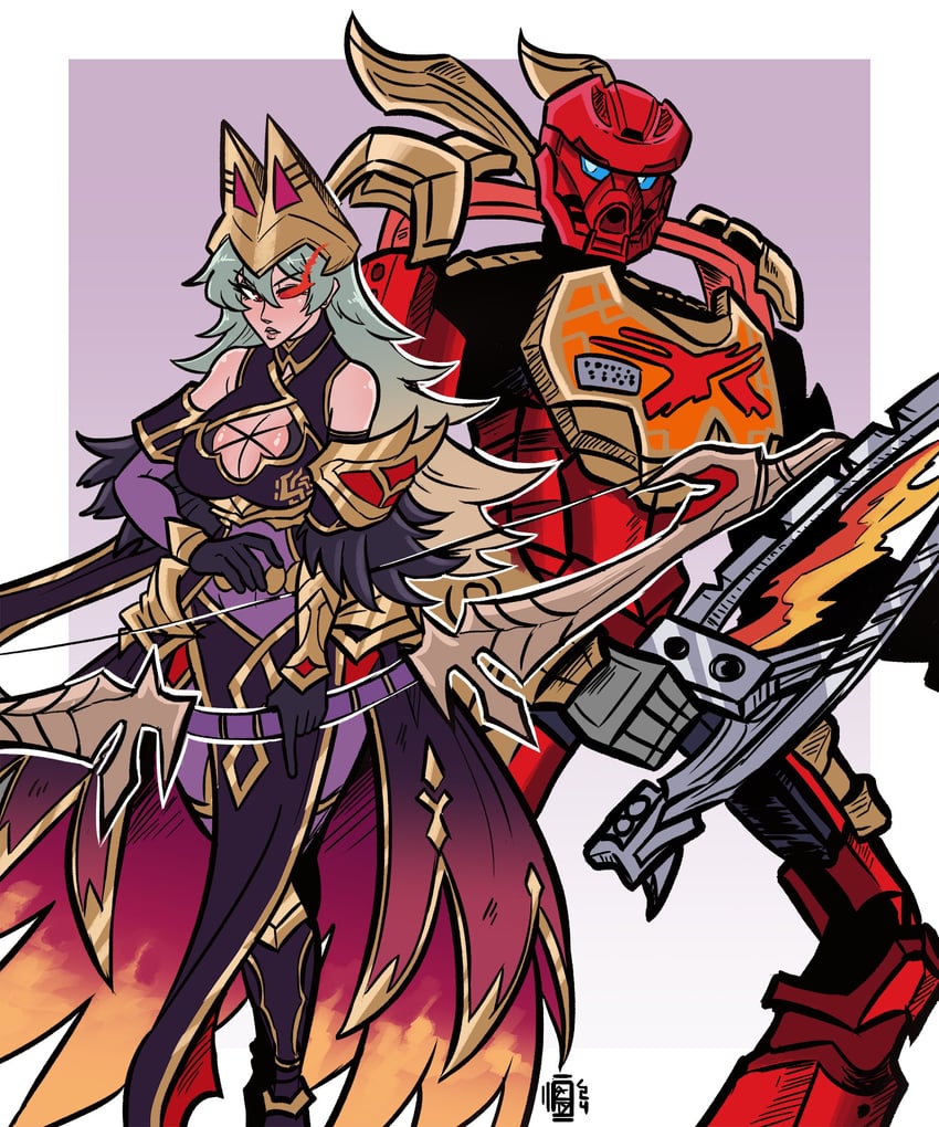laegjarn and tahu (fire emblem and 3 more) drawn by scruffyturtles
