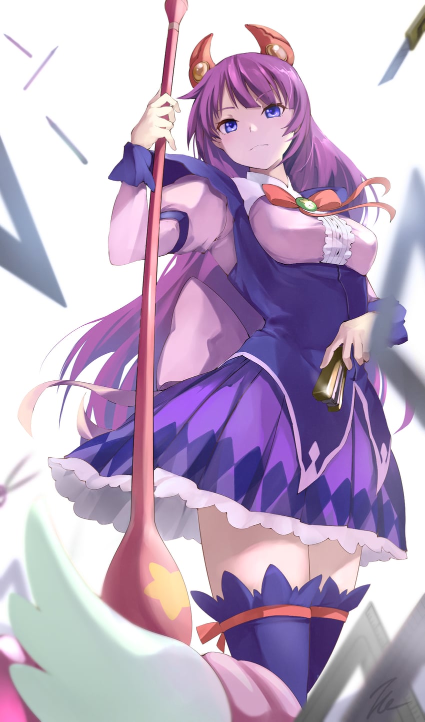 senjougahara hitagi (mahou shoujo madoka magica and 2 more) drawn by taka.yana