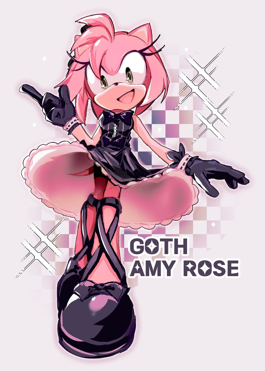 amy rose (sonic and 1 more) drawn by i_s_l277786