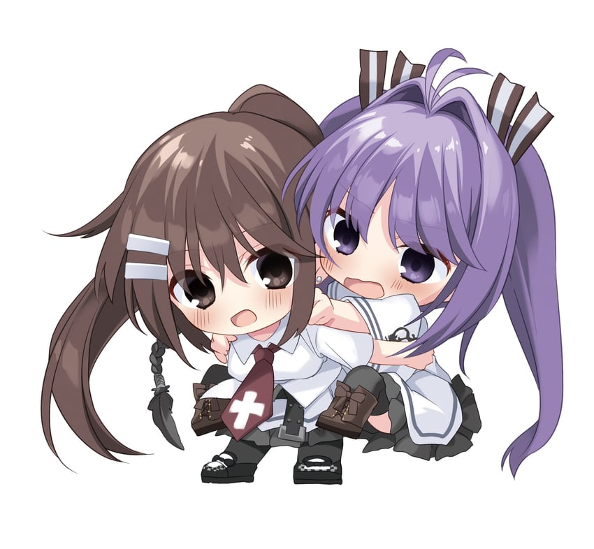 minakami yuki and wakatsuki kagami (subarashiki hibi) drawn by pyuchi