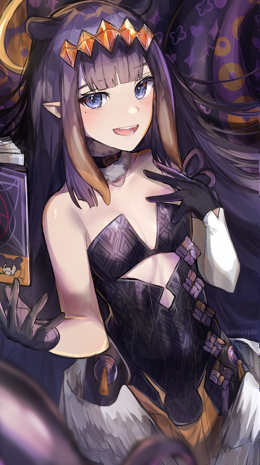 ninomae ina'nis and ao-chan (hololive and 1 more) drawn by kanniiepan