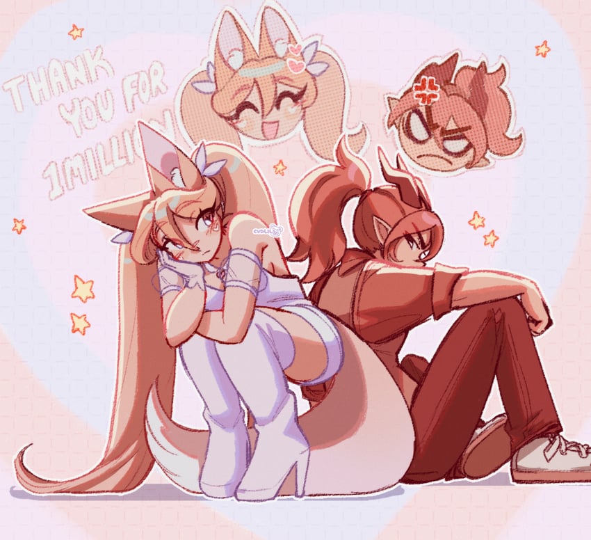 arielle and dani (original) drawn by cudlil