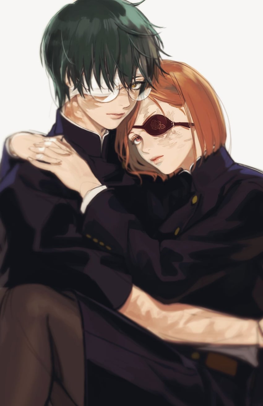kugisaki nobara and zen'in maki (jujutsu kaisen) drawn by nonockha