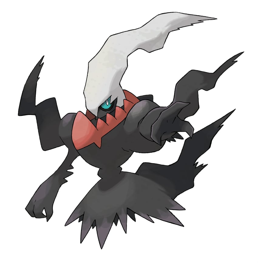 darkrai (pokemon and 1 more) drawn by sugimori_ken