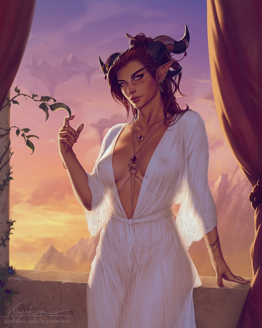 alexstrasza (warcraft and 1 more) drawn by krystopher_decker
