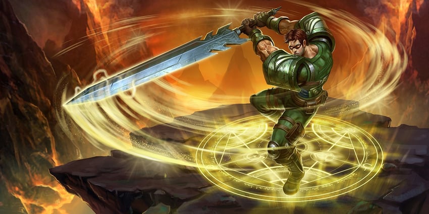 garen and commando garen (league of legends) drawn by ji_zhang