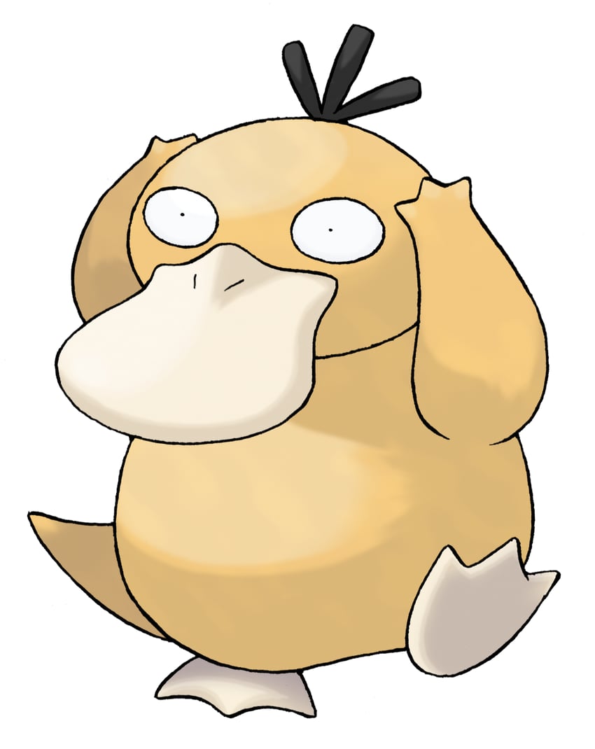 psyduck (pokemon and 1 more) drawn by sugimori_ken