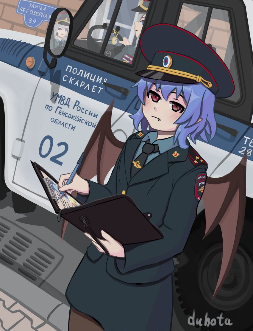 remilia scarlet, izayoi sakuya, cirno, and rumia (touhou and 1 more) drawn by duhota