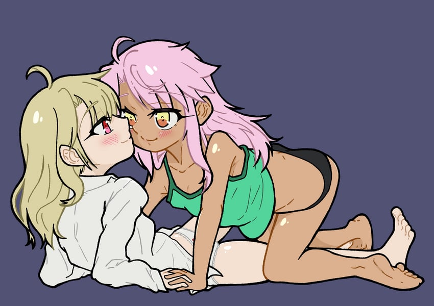 illyasviel von einzbern and chloe von einzbern (fate and 1 more) drawn by am0930