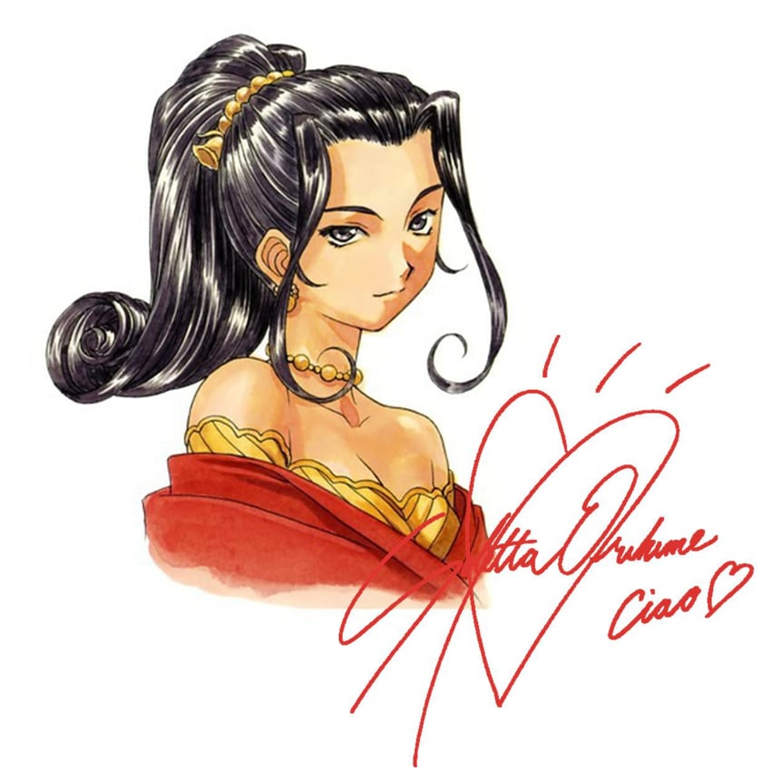 soletta orihime (sakura taisen and 1 more) drawn by matsubara_hidenori