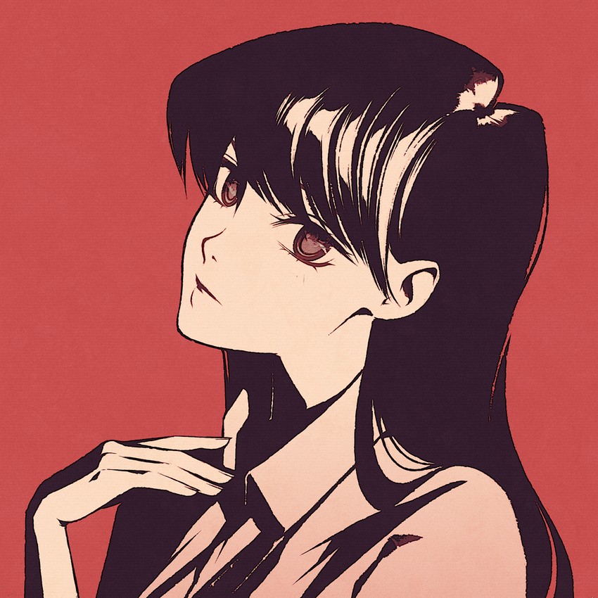komi shouko (komi-san wa komyushou desu) drawn by moshimoshibe